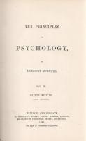 Spencer, Herbert:

The Principles of Psychology. Vol. I-II. Fourth Edition. [Teljes mű két kötetbe...
