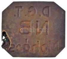 Mohács ~1850- "D.G.T. NB Mohács" az Első Duna-Gőzhajózási Társaság napszámos ("talics...