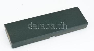 Olasz diplomáciai ajándék tőr, díszdobozban, felirattal, h: 26 cm