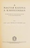 Vitéz uzsoki Szurmay Sándor báró: A magyar katona a Kárpátokban. Élmények és tapasztalatok a világháborúból. Bp.,1940, Kir. M. Egyetemi Nyomda, 239 p.+XX t. Szövegközti térképvázlatokkal, ábrákkal és fekete-fehér fotókkal illusztrált. Kiadói egészvászon-kötésben.