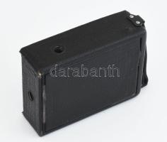 cca 1919-1926 Contessa-Nettel fényképezőgép, Nettar-Anestigmat 1:6,3 objektívvel, bőr tokban, kis sé...