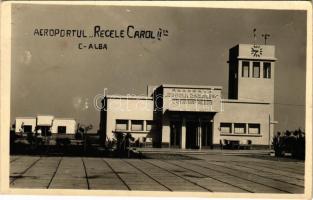 1938 Bilhorod-Dnistrovskyi, Dnyeszterfehérvár, Cetatea Alba; Aeroportul Regele Carol II-lea / airport. photo (fa)