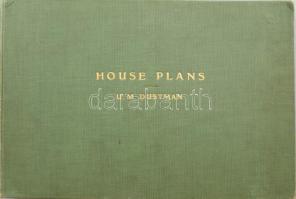 Dustman, U. M.: House Plans and Building Construction. Chicago, 1912, Charles C. Thompson Co. Kiadói egészvászon kötés, kopottas állapotban.