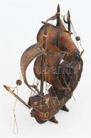 Antik hajómakett, korának megfelelő állapotban, 45x33 cm