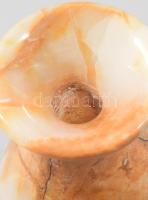 Ónix váza. Minimális kopással, m: 10 cm