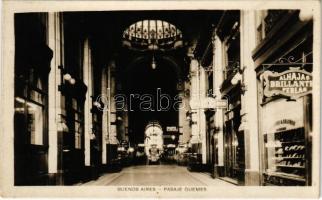 Buenos Aires, Pasaje Guemes. Alhajas Brillante Perlas / shopping mall interior. Foto F. Riudavets