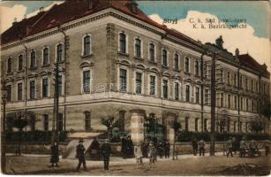 Stryi, Stryj, Strij; C. k. Sad powiatowy / K. k. Bezirksgericht. Verlag Schönfeld / district court (EK)