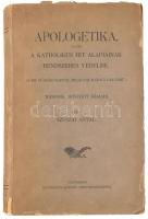 Szuszai Antal: Apologetika, vagyis a katholikus hit alapjainak rendszeres védelme. Győr, 1911, "Pannonia"-ny., VIII+502+(2) p. Második, bővített kiadás. Kiadói papírkötés, sérült borítóval.