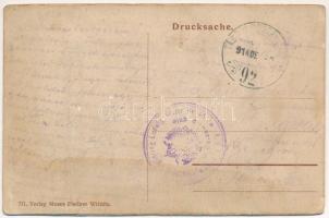 1914 Vyzhnytsia, Wiznitz (Bukovina, Bucovina, Bukowina); Bahnhof / railway station, locomotive, trai...