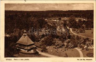 1935 Spala, Park z lotu ptaka. Fot. Jan Rys (EK)