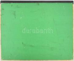 Minikönyvtartó mappa, 22+1 minikönyv tárolására alkalmas, benne 22+3 minikönyvvel. Félvászon mappa, ...