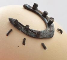 1994 Kuris Lajos tojáspatkoló világbajnok Guiness emlék tojása, az egy tojáson található legtöbb pat...