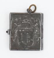 1915. Ferenc József : Népeimhez! A királyi szózat a nemzethez 1915. május 23-án. Minikönyv medál dom...