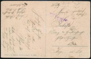 ~1917 Tábori posta képeslap K.u.K. KRIEGSMARINE / S.M.S. WIEN , WIEN