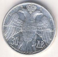 Görögország 1964. 30Dr Ag "Konstantin és Annamária esküvője" T:2