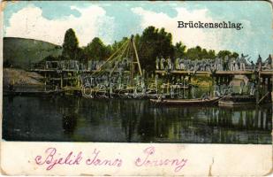 1911 Brückenschlag / K.u.K. military, bridge building (b)