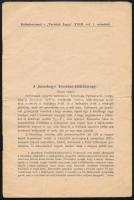 Klunzinger Pál: A jánoshegyi Erzsébet-kilátótorony. Különlenyomat a ,,Turisták Lapja" XXIII. év...