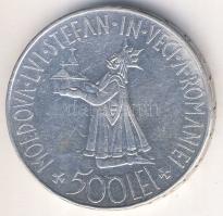 Románia 1941. 500L Ag "Besszarábia" T:2 ph