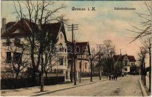 1911 Gronau, Bahnhofstrasse / street view (EK)