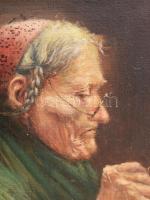 Csókfalvy Raffay Sándor (?-?): Portré.
Olaj, vászon, jelzett (keret által kissé takarva), szép kere...