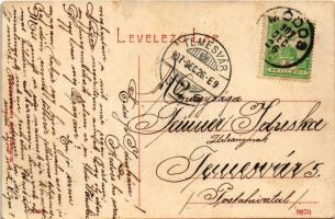 1907 Módos, Jasa Tomic; Millenniumi emlékszobor. Hoffmann Béla kiadása. 1055. (W.L. ?) / Milleniums-...