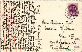 1940 Kassa, Kosice; Fő utca a Generali palotával és Dómmal, Krausz üzlete, automobilok / main street...