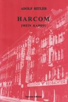 Hitler, Adolf: Harcom [Mein Kampf]. Két kötet egybekötve. (Utószó: Mónus Áron.) (Santon, 1996.) Interseas Editions. 367 + [1] p. A nemzetiszocialista vezető egyetlen, még életében kiadott könyve, melyet landsbergi fogsága idején kezdett el írni, miután 1923-ban az ún. sörpuccsban való részvételéért börtönbe zárták. A könyvben áttekintette addigi pályafutását és megfogalmazta világnézetét, valamint politikai programját. A mű a nácizmus ideológiai alapvetése lett. Hitler ezzel az írással egy átfogó elméletet kívánt a nép elé állítani a marxizmus ellenében. Emellett úgy kívánta bemutatni addigi pályáját, mint ami pártja és az egész nép ideális vezetőjévé teszi őt a zsidóság, mint közös ellenség elleni összefogásban. Megerősítette az NSDAP 25 pontos programjának érvényességét. Megállapította, hogy a nemzeti szocializmus egyik elődjének számító völkisch mozgalom sikertelen maradt és ideje lejárt; ezzel szemben az NSDAP modern, céltudatos gyűjtőmozgalommá vált, amely sikerrel tömörítheti a weimari köztársaság nacionalista és antidemokratikus erőit. Fűzve, színes, illusztrált kiadói borítóban, szép példány.