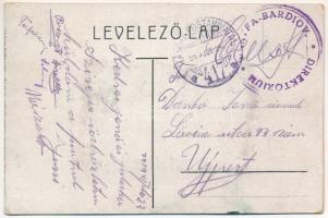 1919 Eperjes, Presov; Angolkisasszonyok intézete, Állami Tanítóképző intézet. Leporello 10 kis képpe...
