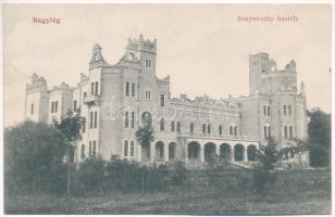 1912 Nagylég, Velké Lehnice, Velki Leg; Benyovszky kastély. Kiadja Goldstein József / castle