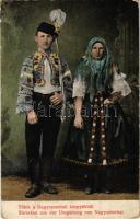 1919 Nagyszombat, Tyrnau, Trnava; Tótok a nagyszombati környékből. Horovitz Adolf kiadása / Slovaken aus der Umgebung von Tyrnau / Slovak folklore (EK)