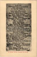 Torda, Turda; A tordai 100 éves Aranyos híd felirata. Füssy József kiadása / text on the 100 years old Aries river bridge