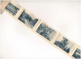 Vízakna, Salzburg, Ocna Sibiului; Sósgyógyforrások. Budovszky L. kiadása, leporello 9 képpel / spa p...