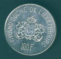 Luxemburg 1963. 100Fr Ag "Charlotte" T:2