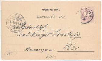 1898 (Vorläufer) Orsova, Kursalon is Herkulesbad, Lyceum in Turnu Severin. G. Hutterer / Herkulesfür...