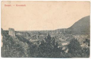 Brassó, Kronstadt, Brasov; látkép / general view (panorámalap egy része / one tile of a panoramacard)