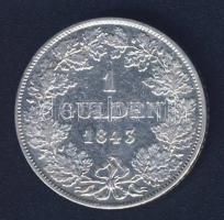 Német Államok/Württemberg 1843. 1G Ag Vilmos T:3