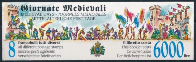 Medieval Days stamp booklet, Középkori Napok bélyegfüzet