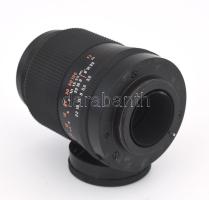 Carl Zeiss Jena Sonnar 3,5/135 (135 mm f/3,5) objektív, a lencse jó állapotban. , bőr tokban, soroza...
