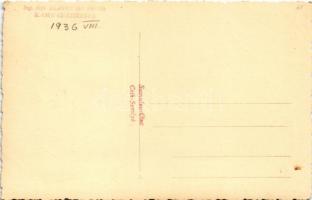 1936 Csíksomlyó, Sumuleu Ciuc; látkép, kegytemplom / general view, pilgrimage church. Aladics photo ...