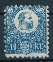 1871 Réznyomat 10kr újragumizva / regummed (*100.000)