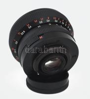 Carl Zeiss Jena Flektogon 2,8/20 (20 mm f/2.8) MC Electric M42 objektív, sapkával, tokkal, jó állapo...