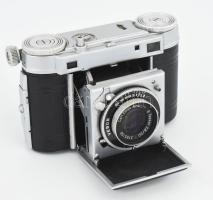 Certo Super 35 fényképezőgép, Carl Zeiss Jena Tessar 2,8/50 objektívvel, Vebur zárszerkezettel, ered...