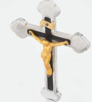 10 db feszület klf anyagokból, fém, fa, kő, gyöngyház stb