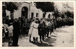 1940 Kolozsvár, Cluj; bevonulás / entry of the Hungarian troops + "1940 Kolozsvár visszatért" So. Stpl