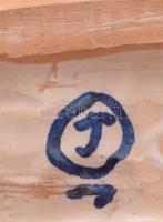 Szenteltvíz tartó replika kerámia, jelzett, kézzel festett, hibátlan 26 cm