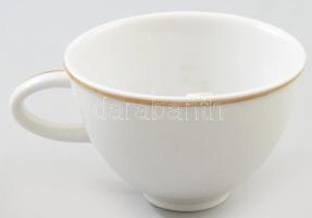 Felsőszopory Szily János Szombathely első püspöke porcelán csésze. Kézzel festett, jelzett, hibátlan