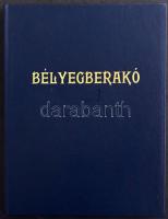 8 vastag fekete lapos, A/4-es berakó kék borítóval, benne Ausztria gyűjteménykezdemény kevés bélyeggel