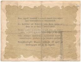 1848. 10Ft "Kossuth bankó" T:F,VG fo. Adamo G111