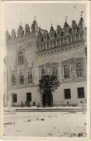 Lőcse, Levoca; Gróf Csáky Vidor háza (Thurzó-féle ház) télen / villa in winter. photo