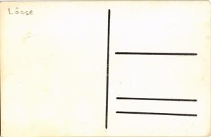 Lőcse, Levoca; Gróf Csáky Vidor háza (Thurzó-féle ház) télen / villa in winter. photo